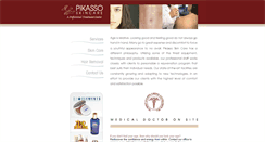 Desktop Screenshot of pikassoskincare.com